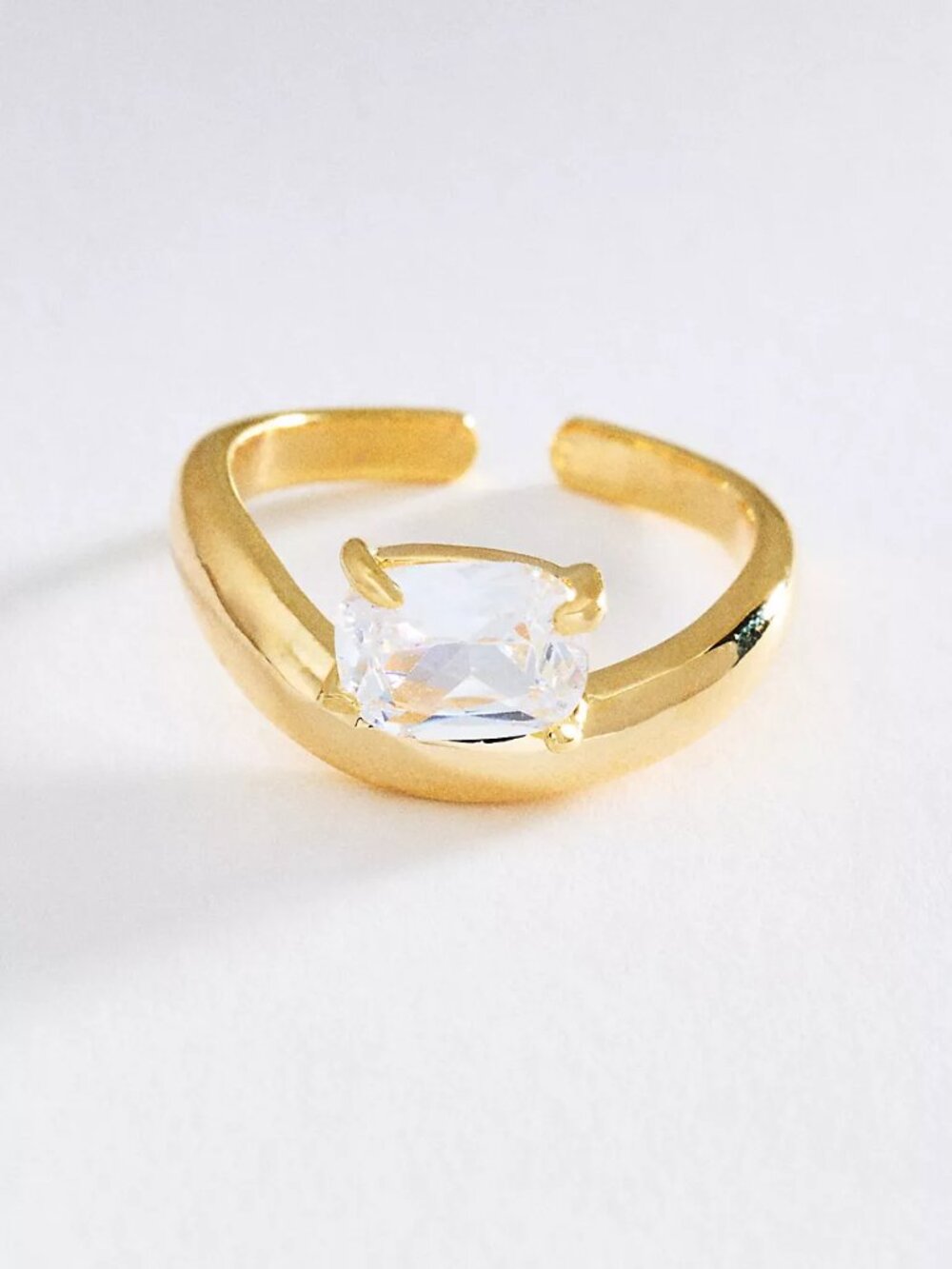 Bezel Stone Ring By Anthropologie